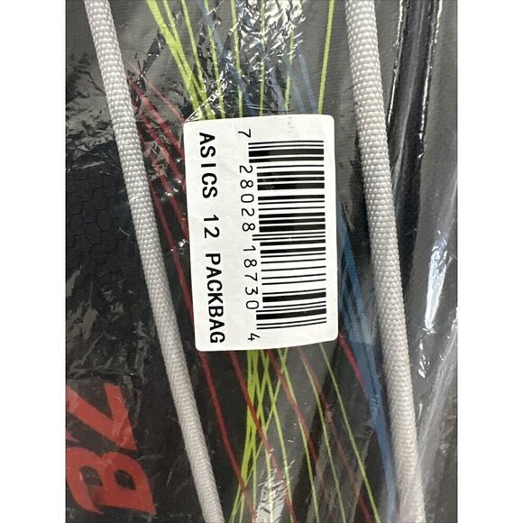 Asics Tennis Bag (BZ100 Bag) Multi Color 12 Pack Racquet / Tennis Bag. NWT - Picture 11 of 11